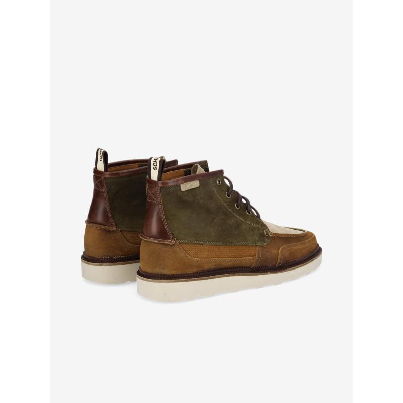 DOCK MID - OIL SUEDE - ARMY/CHESTNUT